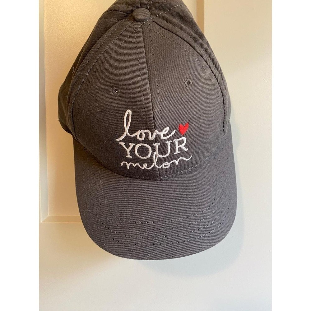 USA Hat Love Your Melon Baseball Cap Grey Strapback sku24